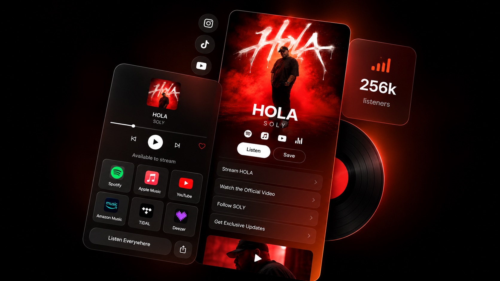 Cover image for Cómo crear un enlace para Spotify, Apple Music y YouTube